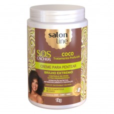 Salon Line S.o.s Cachos Coco - Creme Para Pentear 1kg Salon Line S.o.s Cachos Coco - Creme Para Pentear 1kg