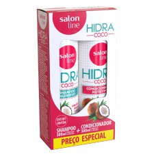 Salon Line Hidra Coco Kit - Shampoo + Condicionador Kit Salon Line Hidra Coco Kit - Shampoo + Condicionador Kit