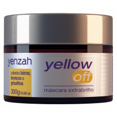Yenzah Yellow Off - Máscara Extra Brilho Desamareladora 300g