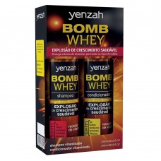 Kit Yenzah Bomb Whey - Shampoo + Condicionador Kit