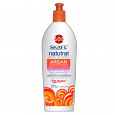 Skafe Naturat Sos Brilho Milagroso - Creme Para Pentear Argan 300g