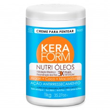 Skafe Keraform Nutri Óleos - Creme Para Pentear 1kg Skafe Keraform Nutri Óleos - Creme Para Pentear 1kg