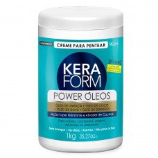 Skafe Keraform Power Óleos - Creme Para Pentear 1kg Skafe Keraform Power Óleos - Creme Para Pentear 1kg