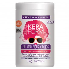 Skafe Keraform Eu Amo Meus Cachos - Creme Para Pentear 1kg Skafe Keraform Eu Amo Meus Cachos - Creme Para Pentear 1kg