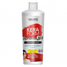 Condicionador Keraform Liso Do Seu Jeito Skafe 500ml