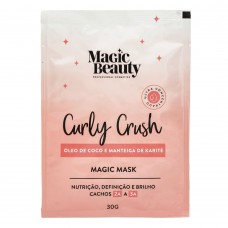 Magic Beauty Curly Crush 2a A 3a- Máscara Capilar Sachê 30g Magic Beauty Curly Crush 2a A 3a- Máscara Capilar Sachê 30g