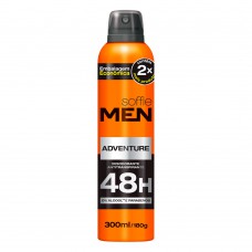 Desodorante Aerosol Soffie Masculino – Men Adventure 300ml