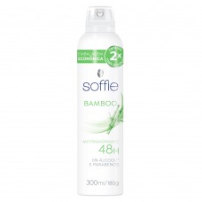 Desodorante Antitranspirante Aerossol Soffie Feminino - Bamboo 300ml