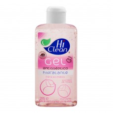 Gel Higienizador Antisséptico Hi Clean - Extrato De Rosas 250ml
