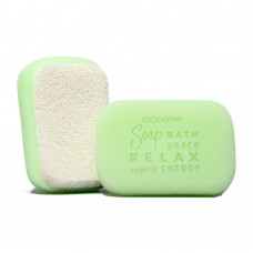 Sabonete Em Barra Com Esponja Océane - Chá-verde 1un