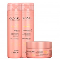 Kit Shampoo + Condicionador + Máscara Capilar Cadiveu Hair Remedy Cuidados Diários Kit Kit Shampoo + Condicionador + Máscara Capilar Cadiveu Hair Remedy Cuidados Diários Kit