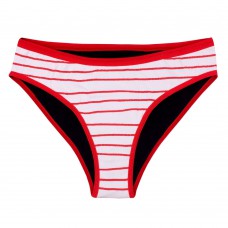 Calcinha Absorvente Bela Gil Korui - Branca E Vermelha Xgg