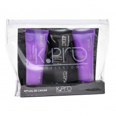 K-pro Ritual De Caviar Kit - Shampoo + Resconstrutor + Condicionador Kit