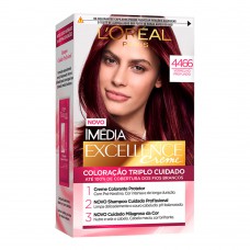 Coloração Imédia Excellence L’oréal Paris – Tons Vermelhos 4466 Vermelho Profundo Coloração Imédia Excellence L’oréal Paris – Tons Vermelhos 4466 Vermelho Profundo