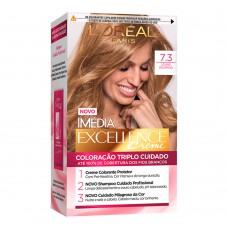 Coloração Imédia Excellence L’oréal Paris – Tons Claros 7.3 Louro Dourado Coloração Imédia Excellence L’oréal Paris – Tons Claros 7.3 Louro Dourado