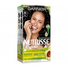 Coloração Nutrisse Garnier 20 Preto Amora Preto