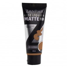 Base Líquida Zanphy - Matte Hd 006 - Marrom Escuro Base Líquida Zanphy - Matte Hd 006 - Marrom Escuro