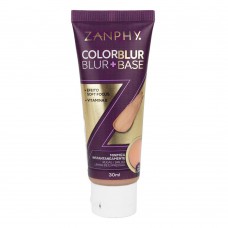 Base Facial Zanphy Color Blur Base E Blur Bege Escuro