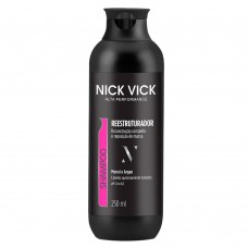 Nick & Vick Pro- Hair Reestruturador Monoi E Argain - Shampoo 250ml