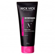 Nick & Vick Máscara Reestruturadora Monoi E Argan - Máscara Capilar 200g Nick & Vick Máscara Reestruturadora Monoi E Argan - Máscara Capilar 200g