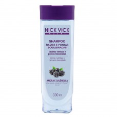 Nick & Vick Nutri-hair Raízes E Pontas Equilibradas - Shampoo 300ml