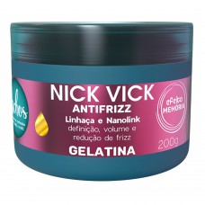 Nick Vick Antifrizz Cachos - Gelatina 200g Nick Vick Antifrizz Cachos - Gelatina 200g