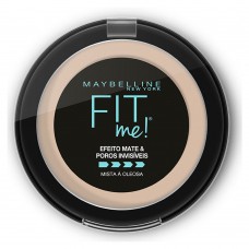 Pó Compacto Maybelline - Fit Me! B01 Super Claro Bege