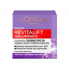 Creme Anti-idade L'oréal Paris - Revitalift Hialurônico Diurno Fps 20 49g