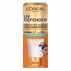 Protetor Solar Com Cor L'oréal Paris – Uv Defender Antioleosidade Média
