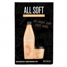 Redken All Soft Kit – Shampoo + Máscara Kit