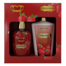 Love Secret Strawberry Kit - Loção Corporal + Sabonete Líquido Kit