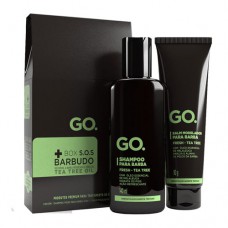 Go Sos Barbudos Kit - Shampoo + Balm Modelador Kit