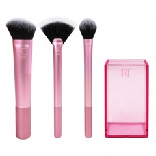 Real Techniques Sculpting Set Kit - 3 Pincéis Para Acabamento + Brush Cup Kit Real Techniques Sculpting Set Kit - 3 Pincéis Para Acabamento + Brush Cup Kit