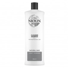 Nioxin Scalp Therapy Sistema 1 Tramanho Profissional - Shampoo De Limpeza 1l Nioxin Scalp Therapy Sistema 1 Tramanho Profissional - Shampoo De Limpeza 1l