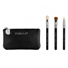 Sigma Beauty Glam'n Go Mini Eye Brush Set Kit - 3 Pincéis + Beauty Bag Kit Sigma Beauty Glam'n Go Mini Eye Brush Set Kit - 3 Pincéis + Beauty Bag Kit