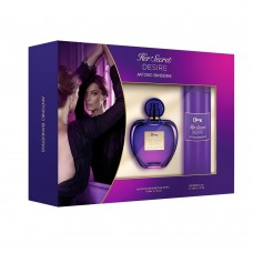 Kit Her Secret Desire Eau De Toilette Antonio Banderas - Perfume Feminino 80ml + Desodorante Kit
