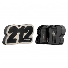 Kit 212 Vip Black Eau De Parfun Carolina Herrera - Perfume Masculino 100ml + Gel De Banho Kit
