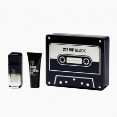 Carolina Herrera 212 Vip Black Kit – Perfume Masculino Edp + Gel De Banho Kit
