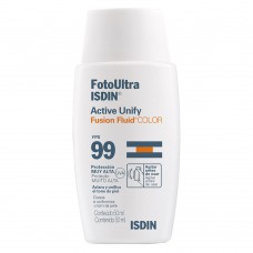 Clareador Facial Isdin - Fotoultra Active Unify Fusion Fluid Color Fps 99 50ml