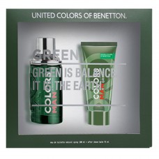 Benetton Colors Man Green Kit - Eau De Toilette + Pós Barba Kit