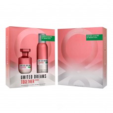 Benetton United Dreams Together For Her Kit - Edt 80ml + Body Spray 150ml Kit Benetton United Dreams Together For Her Kit - Edt 80ml + Body Spray 150ml Kit