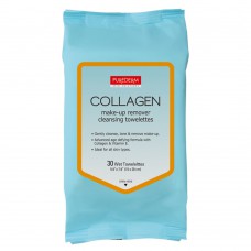 Lenço Demaquilante Colágeno Purederm Collagen Makeup Remover Cleansig Towelettes 30 Un