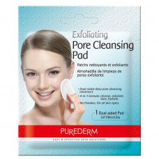 Lenço Esfoliante Para Limpeza Profunda Purederm Exfoliating Pore Cleansing Pad 1 Un