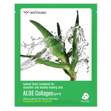 Máscara Facial Sisi Cosméticos - wizyoung Aloe Collagen 1 Un