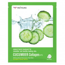 Máscara Facial Sisi Cosméticos - wizyoung Cucumber Collagen 1 Un