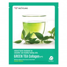 Máscara Facial Sisi Cosméticos - wizyoung Green Tea Collagen 1 Un
