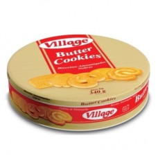 Biscoito Amanteigado Village Lata Com 340g Biscoito Amanteigado Village Lata Com 340g