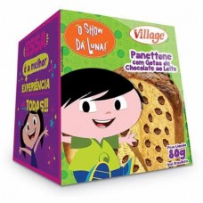 Mini Panetone Village  Show Da Luna Com Gotas De Chocolate 80g