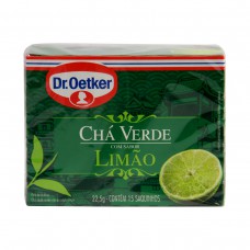 Chá Verde Limão - 15 Saches Dr. Oetker 22g