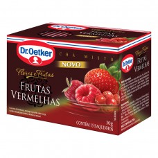 Chá F&f Frutas Vermelhas - 15 Saches Dr. Oetker 30g